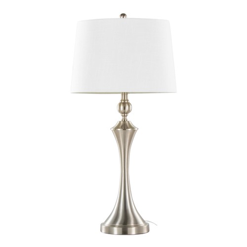 Flint 30.75" Metal Table Lamp With Usb - Set Of 2